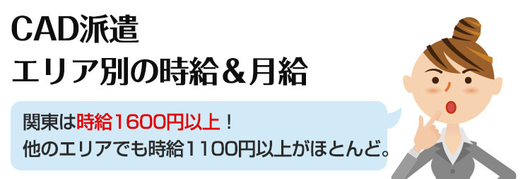 登録前に必見 Cad派遣の時給相場 求人例 口コミ