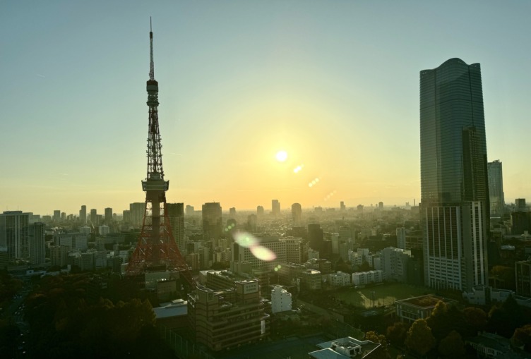 株式会社Gerson Lehrman Groupの東京オフィスから眺める東京タワー