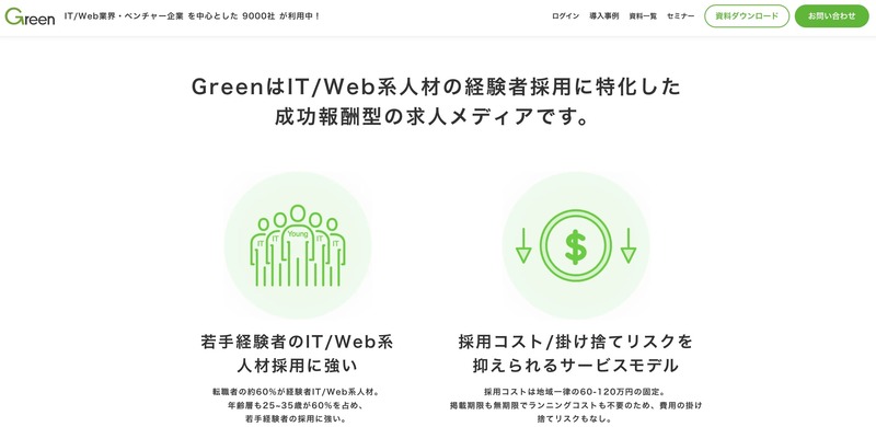 Green_企業向けWebページ