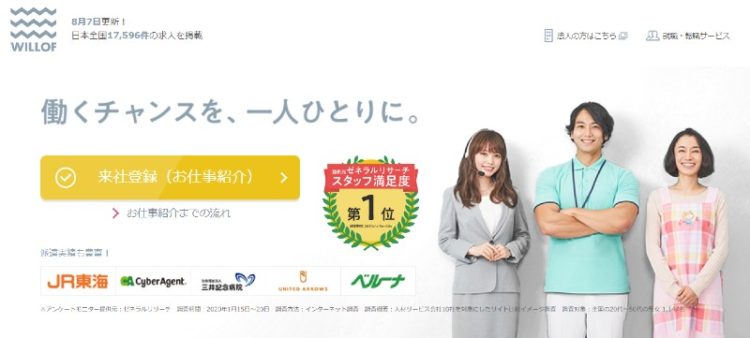 ウィルオブトップページ