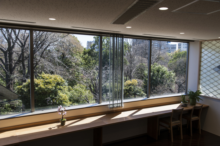 株式会社はてなの東京オフィスの窓から見える風景