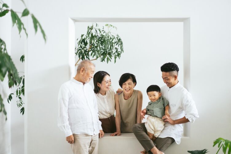 株式会社クッポグラフィーの撮影した家族写真