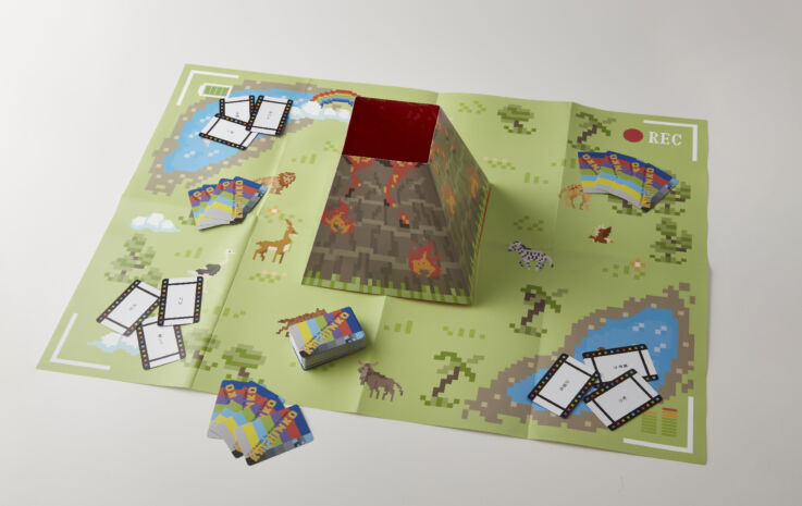 ランニングホームラン株式会社が映像制作会社と共同で開発したボードゲーム「THE KACHINKO」