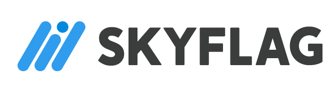 株式会社Skyfallが提供する「SKYFLAG」のロゴ