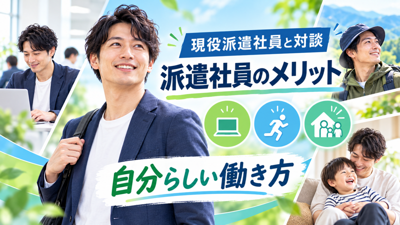 現役派遣社員がメリットを語るアイキャッチ